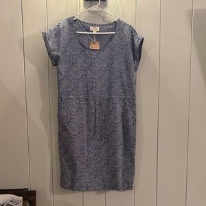 Mountain Warehouse Blue Patterned Short Sleeve Dress